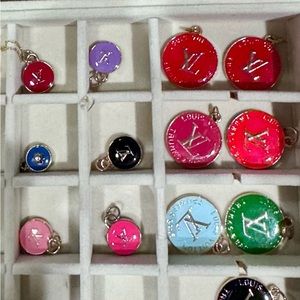 Dark green and red large pendant only $80 for both